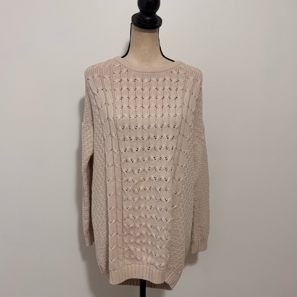 Old Navy Cable Knit Sweater - Cream / Ivory